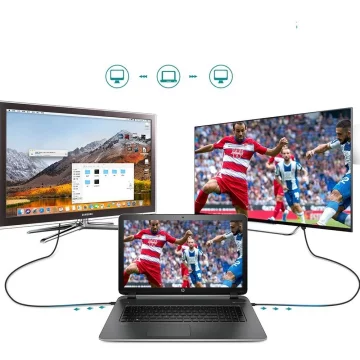 Choetech Kabel USB Typ C - HDMI 4K 30Hz 3m schwarz (XCH-0030)