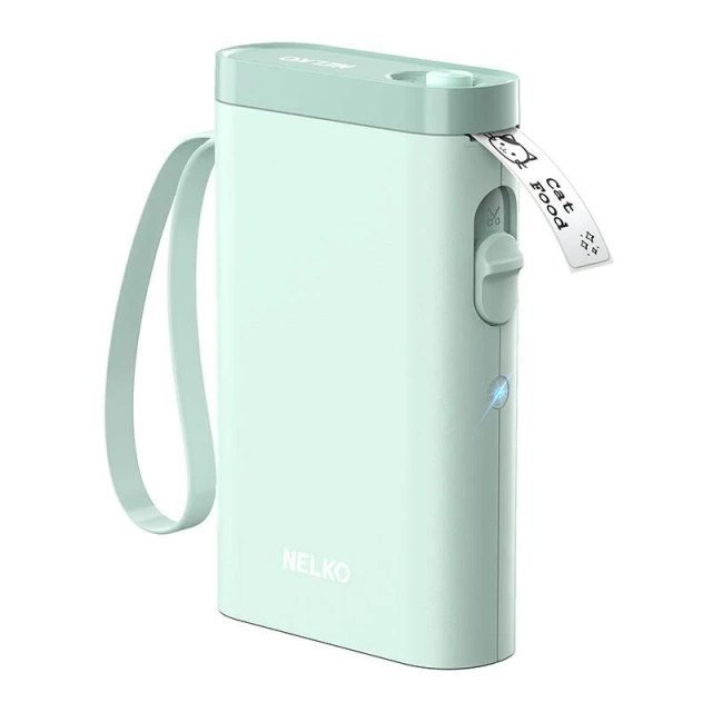 Nelko P21 Bluetooth USB-C Thermal Label Printer Green