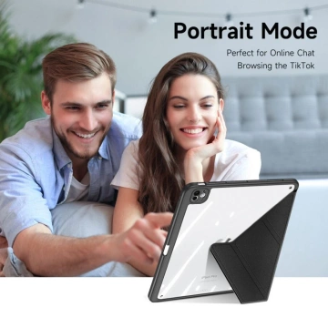 Ochranný kryt s držákem stylusu pro iPad Pro 13 (2024) DUX DUCIS MAGI černý