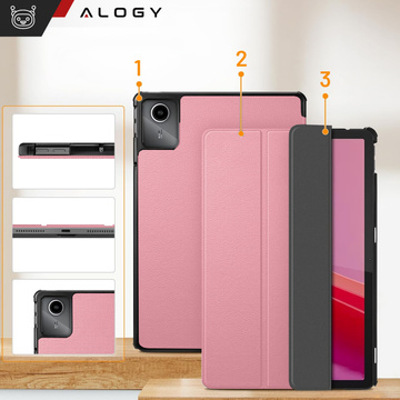 Pouzdro pro Lenovo Tab M11 10,95" TB330FU / TB330XU / TB331FC Book Case Cover with Flip Housing Case Cover Alogy Pink