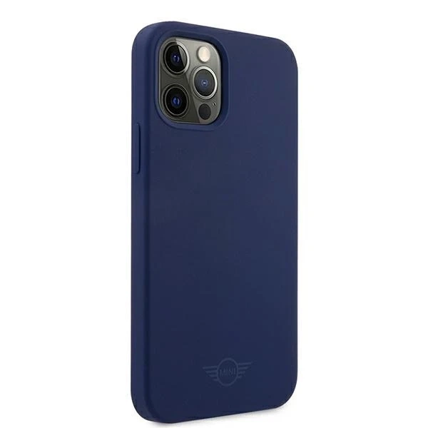 Ton-in-Ton-Hardcase-Telefonhülle aus Silikon für iPhone 12/12 Pro, Marineblau/Marineblau
