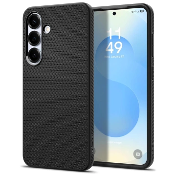 Захисний чохол Spigen Liquid Air для Samsung Galaxy S25, матовий, чорний