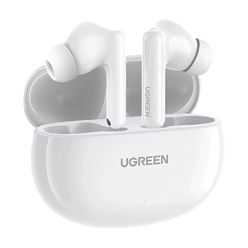 Sluchátka UGREEN HITUNE T6 ANC BT 5.3 IPX5 USB-C BÍLÝ KABEL