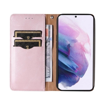 Magnet Strap Case for Samsung Galaxy S22 (S22 Plus) case wallet mini lanyard pendant pink