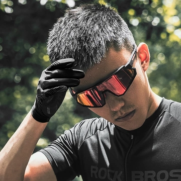 Rękawiczki Rowerowe Rockbros 3-Sezonowe XXL Czarne Dotykowe