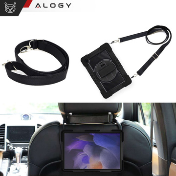 Чохол для Samsung Galaxy Tab A9 Plus 2023 11" X210/X215/X216 броньований чохол з ремінцем Alogy Case чорний