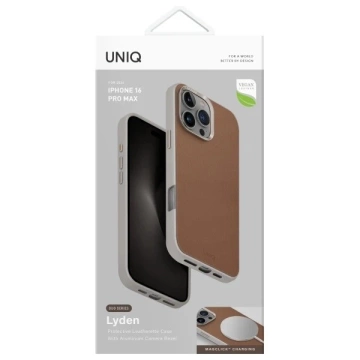 Etui do iPhone 16 Pro Max UNIQ Lyden DS Karmelowe MagSafe