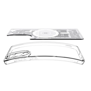 Spigen Ultra Hybrid MagSafe Galaxy S25 Edge Print Weiße Hülle – Hybridschutz