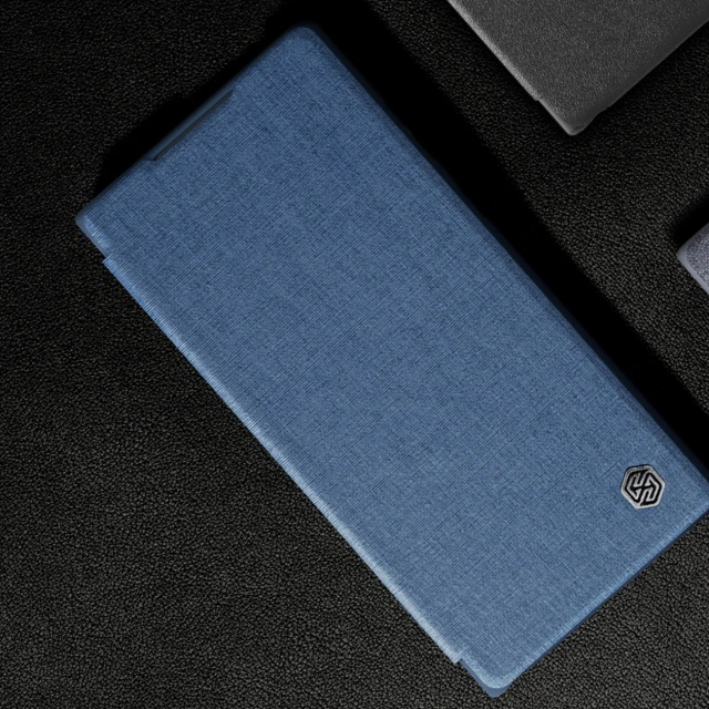 Nillkin Qin Leather Pro Case Samsung Galaxy S23 Flip Cover Kryt fotoaparátu Green