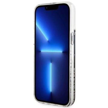 Pevné puzdro Etui Guess GUHCP14XLCSGSGK na iPhone 14 Pro Max 6,7" Liquid Glitter Marble