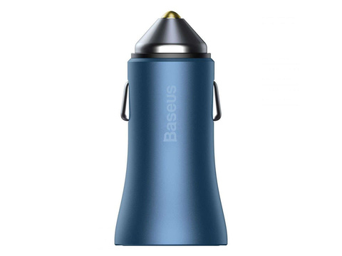 Автомобільний зарядний пристрій Baseus USB USB-C QC3.0 PD 40W Blue