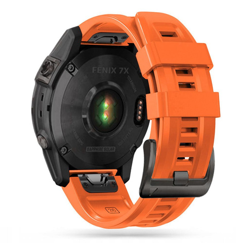 Passendes sportliches Iconband für Garmin Fenix 3 / 5X / 3HR / 5X Plus / 6X / 6X Pro / 7X Orange