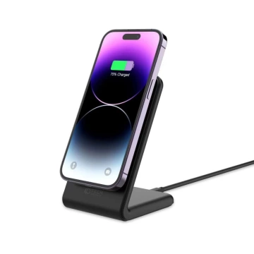 Indukční nabíječka Tech-protect qi15w-a23 magnetická magsafe bezdrátová nabíječka černá