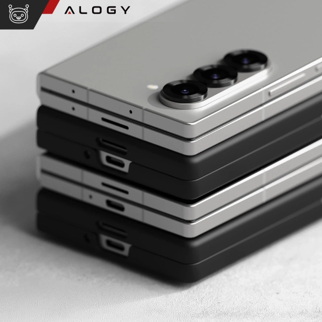 Чохол для Samsung Galaxy Z Fold 6 Case Thin Phone Cover Alogy Protective Matte Black
