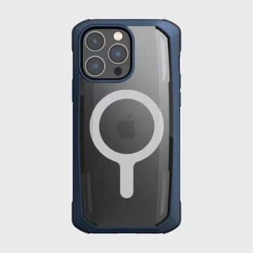 Чохол Raptic Secure Case для iPhone 14 Pro Max з броньованим покриттям MagSafe синього кольору