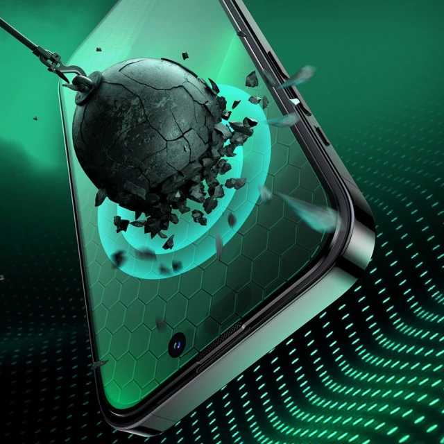 Joyroom Knight Green Glass for iPhone 14 Pro Max with Anti Blue Light Filter Full Screen (JR-G04)