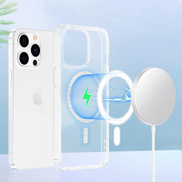 MagSafe Ultra Slim Alogy Case for Qi pre Apple iPhone 13 Pro Max Transparent Qi Charger