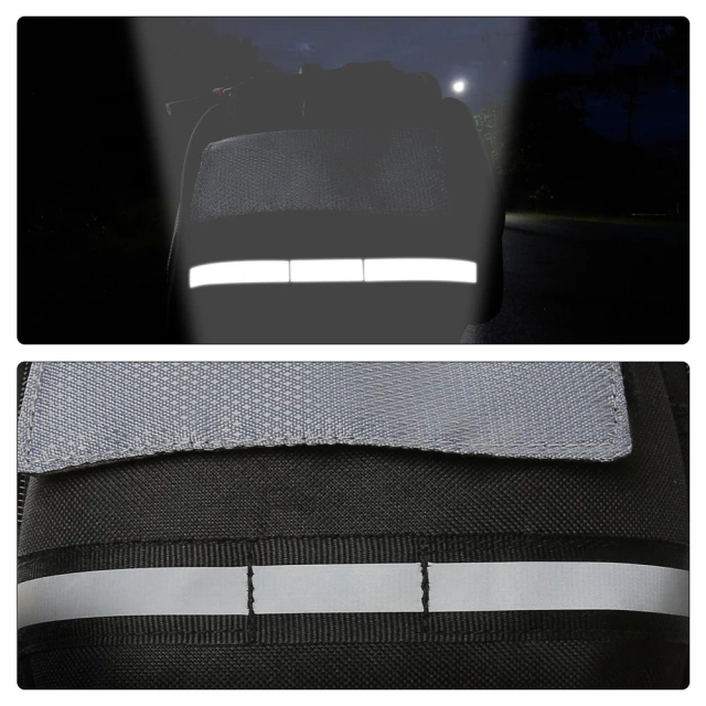 Wozinsky taška na kolo s popruhem přes rameno 13l černá (WBB1BK)