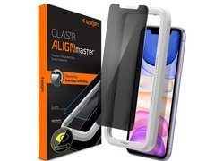 Spigen Align Master Privacy Glas.tR glass for Apple iPhone 11/XR