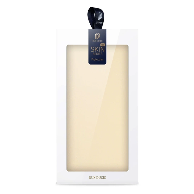 Etui ochronne na telefon Dux Ducis Skin Pro do Samsung Galaxy S23+ pokrowiec z klapką portfel na kartę podstawka złote