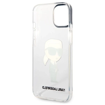 Etui Karl Lagerfeld KLHCP14MHNIKTCT na iPhone 14 Plus 6,7" pevné puzdro Ikonik Karl Lagerfeld