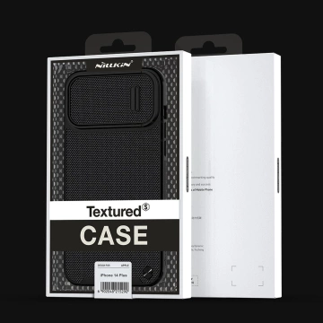 Pancéřový kryt Nillkin Textured S Case iPhone 14 Plus s krytem fotoaparátu, černý