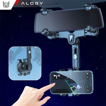 Držák do auta Alogy Mirror Black