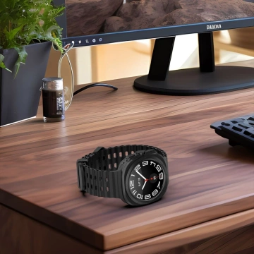 Armband Iconband Pro für Samsung Galaxy Watch Ultra (47 mm) Schwarz
