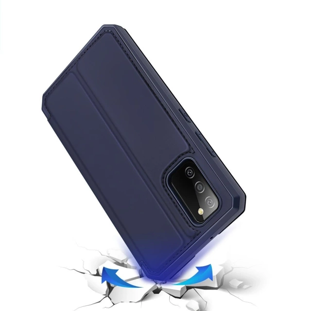 DUX DUCIS Skin X Holster Cover mit Flip Samsung Galaxy A02s EU blau