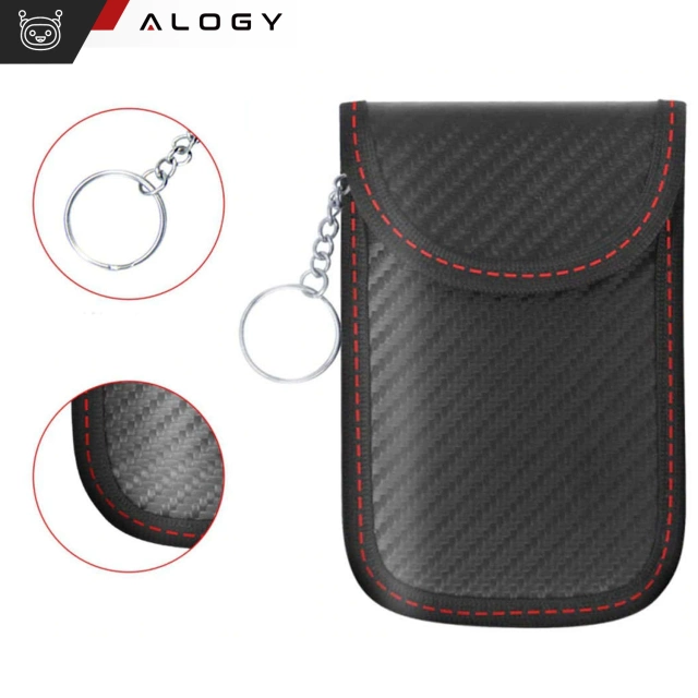 Kľúčenka proti krádeži Alogy kryt blokujúci signál, 13x8,2cm