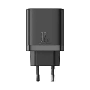 Joyroom 2x USB-C USB-A 32W rýchlonabíjačka - Čierna