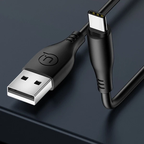 USAMS kábel U18 USB-C 2A Fast Charge 1m čierny