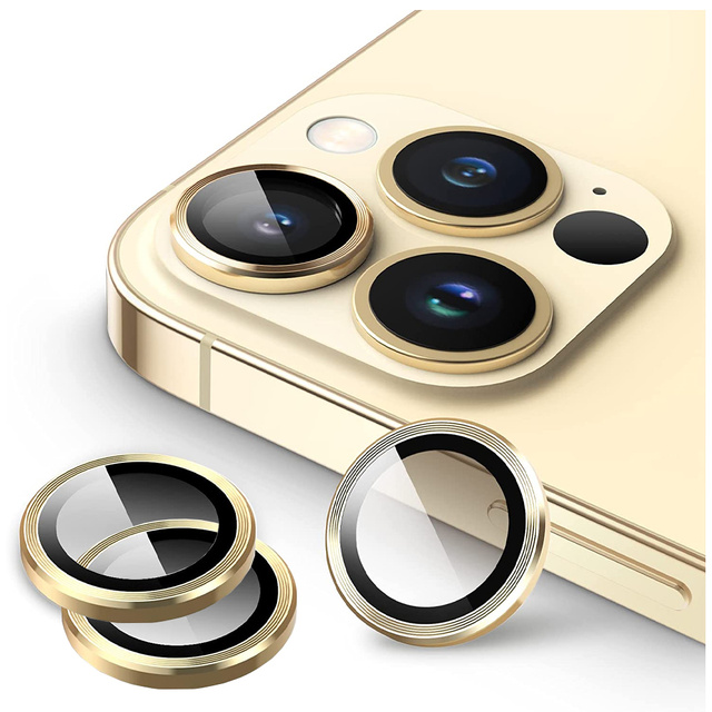 3mk Lens Protection Pro Phone Lens Protector для Apple iPhone 13 Pro / 13 Pro Max Gold