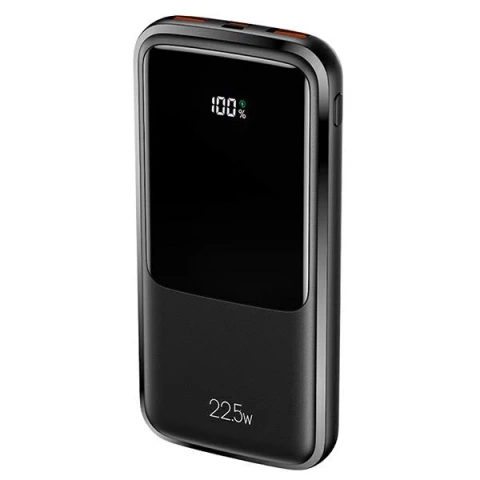 USAMS Powerbank PB58 10000mAh 22.5W QC3.0 PD Fast Charge Czarny/Schwarz 10KCD16101 (US-CD161)