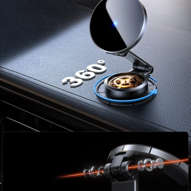 Joyroom JR-ZS408 MagSafe 15W Kabelloses Ladegerät Schwarz