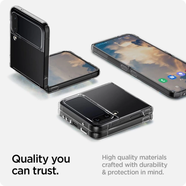 Etui Spigen AirSkin do Samsung Galaxy Z Flip 4 Crystal Clear