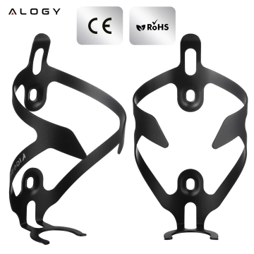 Кошик для пляшки з водою, напій, пляшка з водою, тримач для велосипеда, універсальний тримач для пляшки з водою, з місцем для Airtag, чорний і червоний