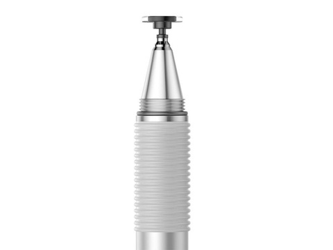 Screen Stylus 2v1 Precision Pen Baseus Household Pen Silver