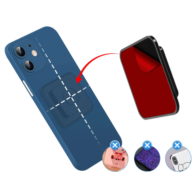 Armband Armband für Telefon für Laufsport magnetischer Telefonhalter TSA2 Armband schwarz