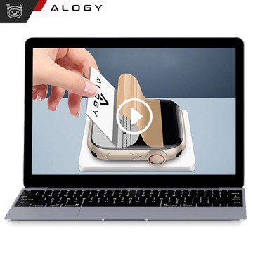 2x Alogy Hydrogel Hydrogel Protective Film for Smartwatch for Garmin Venu 3s 41mm