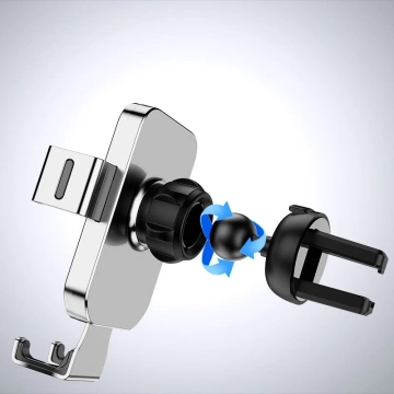 Gravity Smartphone-Autohalterung, Lüftungsgitter blau (YC12)