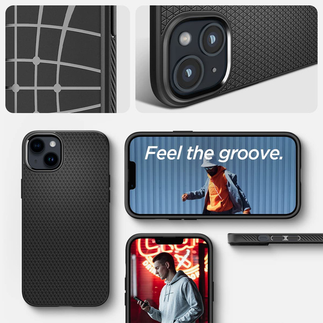 Etui Spigen Liquid Air do Apple iPhone 14 Matte Black