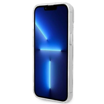 Etui Guess GUHMP14MHTRMS do Apple iPhone 14 Plus 6,7" srebrný/strieborný pevný obal Metal Outline Magsafe