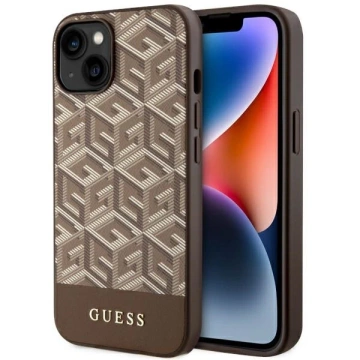 Etui Guess GUHMP14SHGCFSEW na iPhone 14 6,1" pevný obal GCube Stripes MagSafe