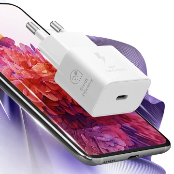 Оригінальний настінний зарядний пристрій Samsung EP-T2510NWE Fast Charging PowerDelivery PD 25W White
