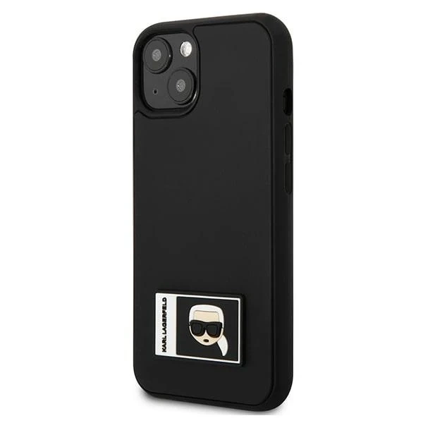 Etui Karl Lagerfeld KLHCP13M3DKPK do iPhone 13 6,1" hardcase Ikonik Patch