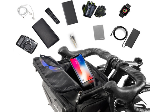 Case bag bicycle pannier bicycle holder Wildman Bag GS6 4l 7 inches Black