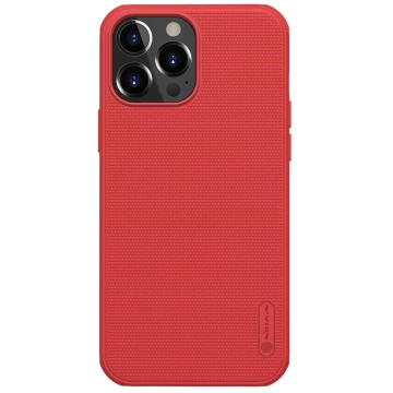 Odolný kryt Nillkin Super Frosted Shield Pro pre iPhone 13 Pro červený