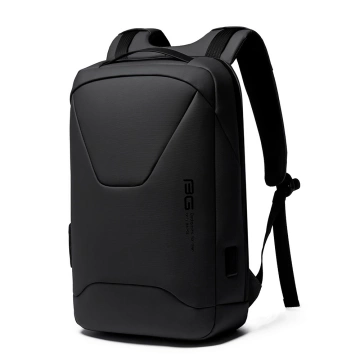 Bange Anti-theft Waterproof Backpack for 15.6" Laptop, City Travel, 46x30x15 cm for Work, Airplane, Men's, Women's, with USB Port and Combination Lock, Black