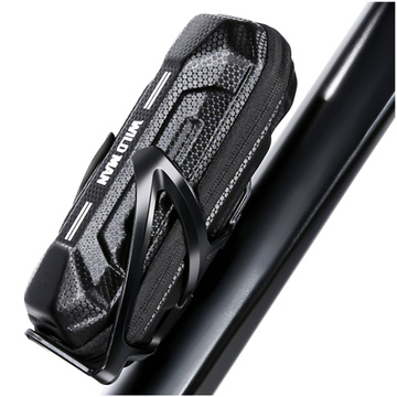 Pouch Wildman XT11 bicycle pannier bag for a bicycle instead of a 0.5L water bottle holder Black